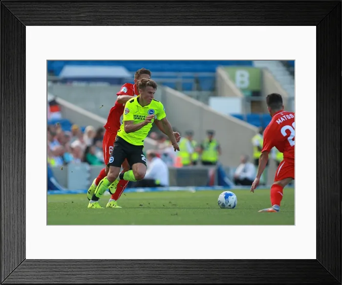 Framed Print : Solly March in Action: Brighton & Hove Albion vs Sevilla, 2015 Framed Print : Solly March in Action: Brighton & Hove Albion vs Sevilla, 2015