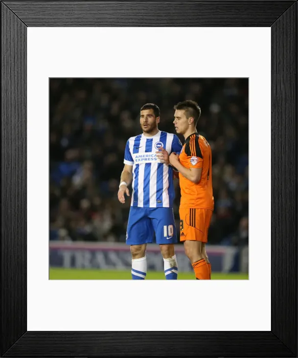 Framed Print : Brighton & Hove Albion vs. Ipswich Town: A Fierce Championship Clash at American Express Community Stadium (29DEC15) Framed Print : Brighton & Hove Albion vs. Ipswich Town: A Fierce Championship Clash at American Express Community Stadium (29DEC15)