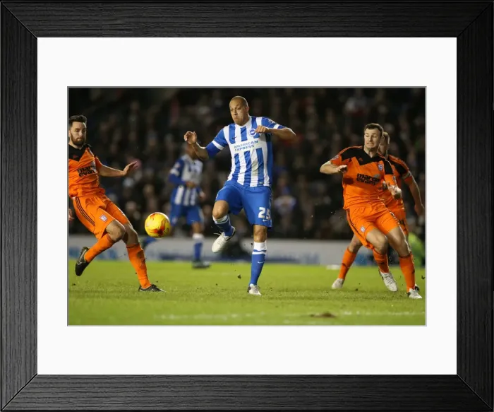 Framed Print : Championship Showdown: Brighton and Hove Albion vs Ipswich Town at American Express Community Stadium (29DEC15) Framed Print : Championship Showdown: Brighton and Hove Albion vs Ipswich Town at American Express Community Stadium (29DEC15)