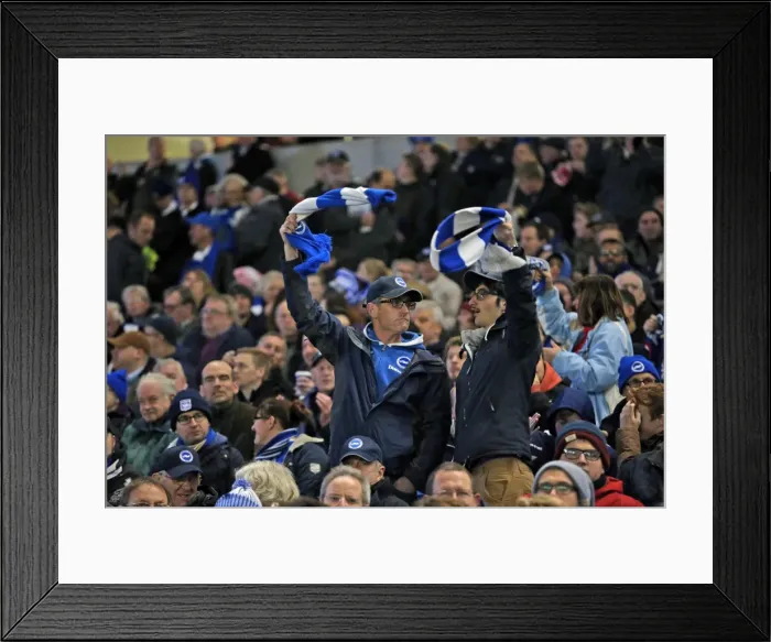 Framed Print : Brighton and Hove Albion vs Ipswich Town: Sky Bet Championship Showdown at American Express Community Stadium (29DEC15) Framed Print : Brighton and Hove Albion vs Ipswich Town: Sky Bet Championship Showdown at American Express Community Stadium (29DEC15)