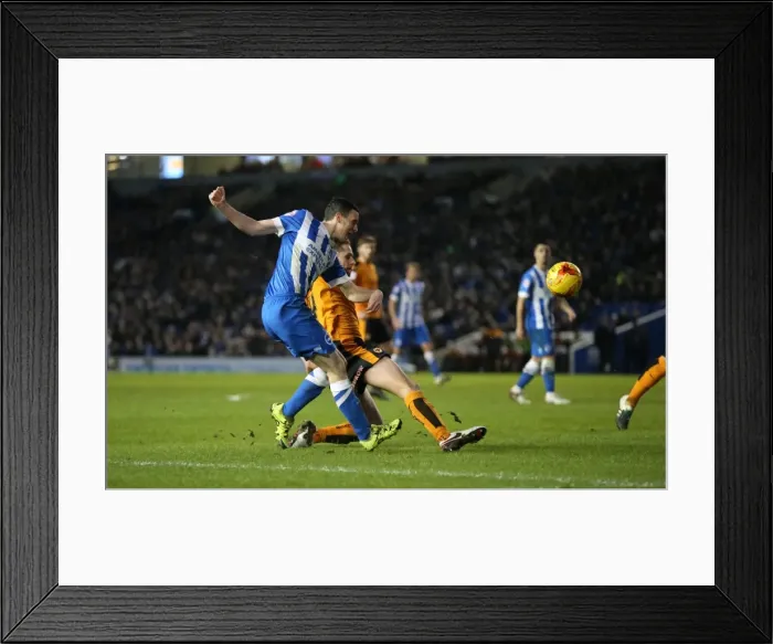 Framed Print : Brighton and Hove Albion vs. Wolverhampton Wanderers: A Championship Battle (01 / 01 / 2016) Framed Print : Brighton and Hove Albion vs. Wolverhampton Wanderers: A Championship Battle (01 / 01 / 2016)