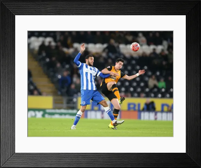 Framed Print : FA Cup Showdown: Hull City vs. Brighton & Hove Albion (09.01.2016) - Intense Match Action Framed Print : FA Cup Showdown: Hull City vs. Brighton & Hove Albion (09.01.2016) - Intense Match Action