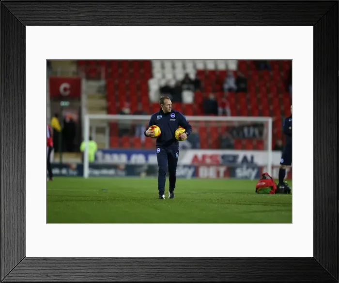 Framed Print : Brighton and Hove Albion Celebrate Championship Victory Over Rotherham United (12 January 2016) Framed Print : Brighton and Hove Albion Celebrate Championship Victory Over Rotherham United (12 January 2016)