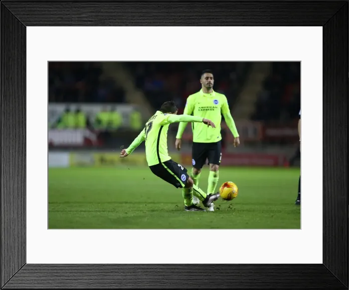 Framed Print : Brighton and Hove Albion vs Rotherham United: Championship Clash at New York Stadium (12 January 2016) Framed Print : Brighton and Hove Albion vs Rotherham United: Championship Clash at New York Stadium (12 January 2016)