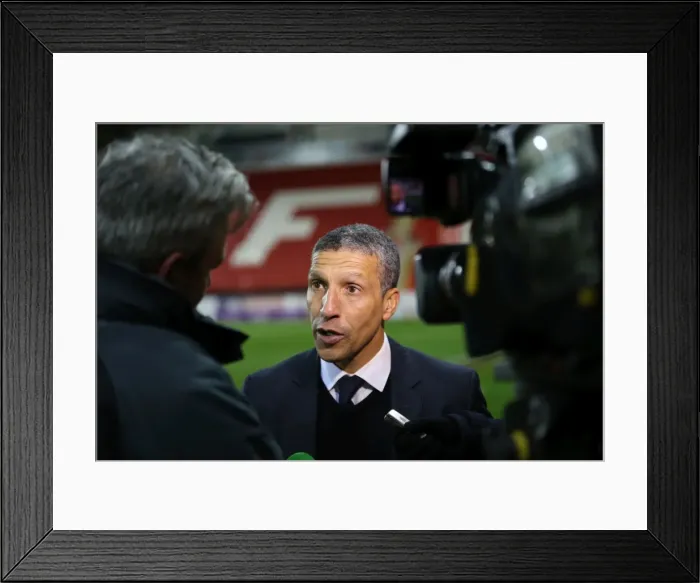 Framed Print : Brighton and Hove Albion Take on Rotherham United in Sky Bet Championship Clash (12JAN16) Framed Print : Brighton and Hove Albion Take on Rotherham United in Sky Bet Championship Clash (12JAN16)