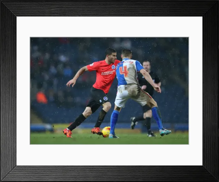 Framed Print : Intense Championship Showdown: Brighton and Hove Albion vs. Blackburn Rovers at Ewood Park (16 January 2016) Framed Print : Intense Championship Showdown: Brighton and Hove Albion vs. Blackburn Rovers at Ewood Park (16 January 2016)