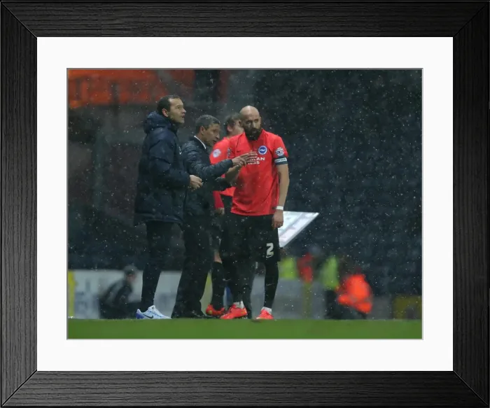 Framed Print : Intense Championship Showdown: Brighton and Hove Albion vs. Blackburn Rovers at Ewood Park (16 January 2016) Framed Print : Intense Championship Showdown: Brighton and Hove Albion vs. Blackburn Rovers at Ewood Park (16 January 2016)