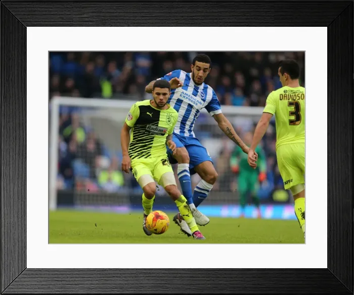 Framed Print : Intense Championship Showdown: Brighton & Hove Albion vs. Huddersfield Town (23rd January 2016) Framed Print : Intense Championship Showdown: Brighton & Hove Albion vs. Huddersfield Town (23rd January 2016)