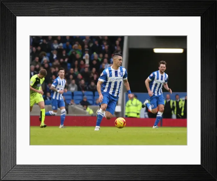 Framed Print : Championship Showdown: Brighton & Hove Albion vs. Huddersfield Town (23rd January 2016)