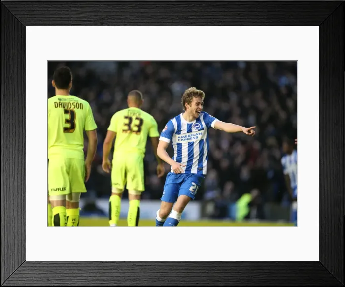 Framed Print : Brighton and Hove Albion vs. Huddersfield Town: Sky Bet Championship Showdown at American Express Community Stadium (January 23, 2016) Framed Print : Brighton and Hove Albion vs. Huddersfield Town: Sky Bet Championship Showdown at American Express Community Stadium (January 23, 2016)