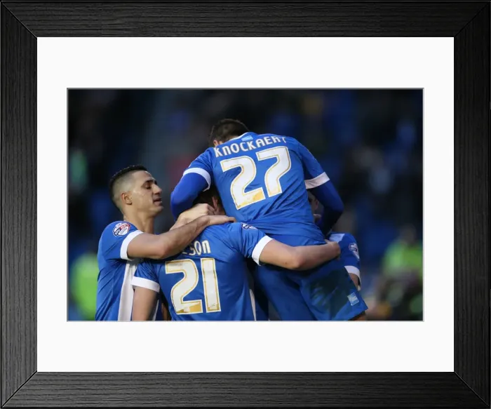 Framed Print : Brighton and Hove Albion vs. Huddersfield Town: A Championship Battle at American Express Community Stadium (January 2016) Framed Print : Brighton and Hove Albion vs. Huddersfield Town: A Championship Battle at American Express Community Stadium (January 2016)