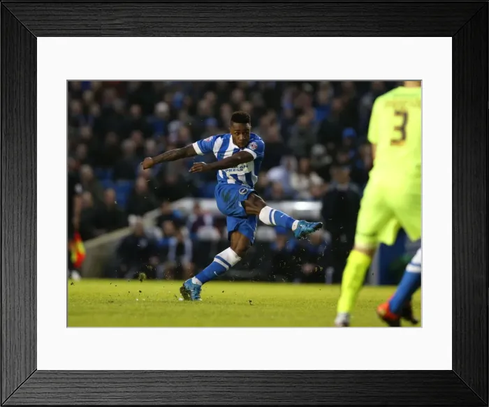 Framed Print : Intense Championship Showdown: Brighton & Hove Albion vs. Huddersfield Town (23rd January 2016) Framed Print : Intense Championship Showdown: Brighton & Hove Albion vs. Huddersfield Town (23rd January 2016)