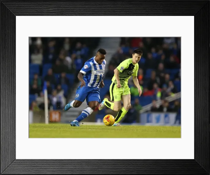 Framed Print : Brighton and Hove Albion vs. Huddersfield Town: Sky Bet Championship Showdown at American Express Community Stadium (January 23, 2016) Framed Print : Brighton and Hove Albion vs. Huddersfield Town: Sky Bet Championship Showdown at American Express Community Stadium (January 23, 2016)