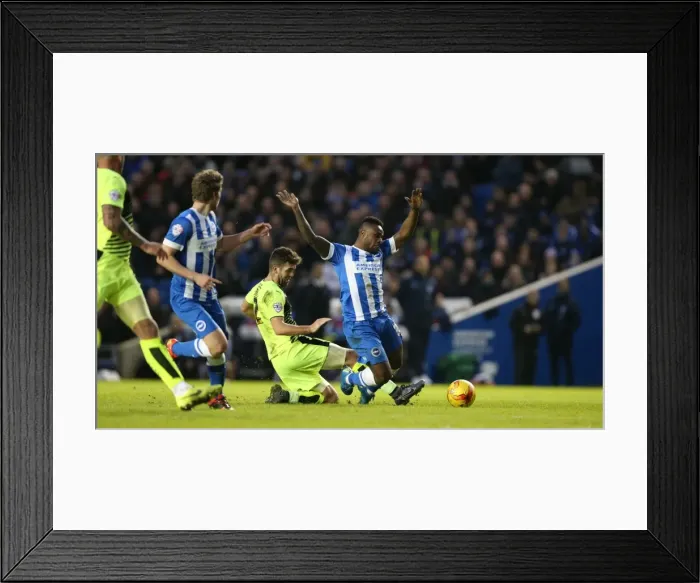 Framed Print : Intense Sky Bet Championship Clash: Brighton and Hove Albion vs. Huddersfield Town (23rd January 2016) Framed Print : Intense Sky Bet Championship Clash: Brighton and Hove Albion vs. Huddersfield Town (23rd January 2016)