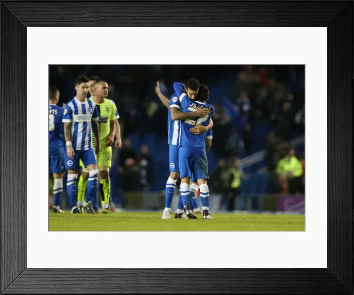 Framed Print : Intense Championship Showdown: Brighton & Hove Albion vs. Huddersfield Town (23rd January 2016) Framed Print : Intense Championship Showdown: Brighton & Hove Albion vs. Huddersfield Town (23rd January 2016)