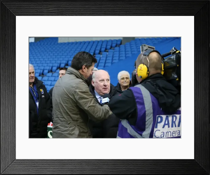 Framed Print : Intense Championship Showdown: Brighton & Hove Albion vs. Huddersfield Town (23rd January 2016) Framed Print : Intense Championship Showdown: Brighton & Hove Albion vs. Huddersfield Town (23rd January 2016)