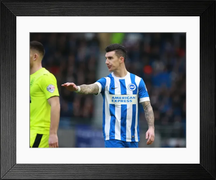 Framed Print : Brighton & Hove Albion vs. Huddersfield Town: Liam Ridgewell's Defensive Battle (Sky Bet Championship, 23rd January 2016) Framed Print : Brighton & Hove Albion vs. Huddersfield Town: Liam Ridgewell's Defensive Battle (Sky Bet Championship, 23rd January 2016)