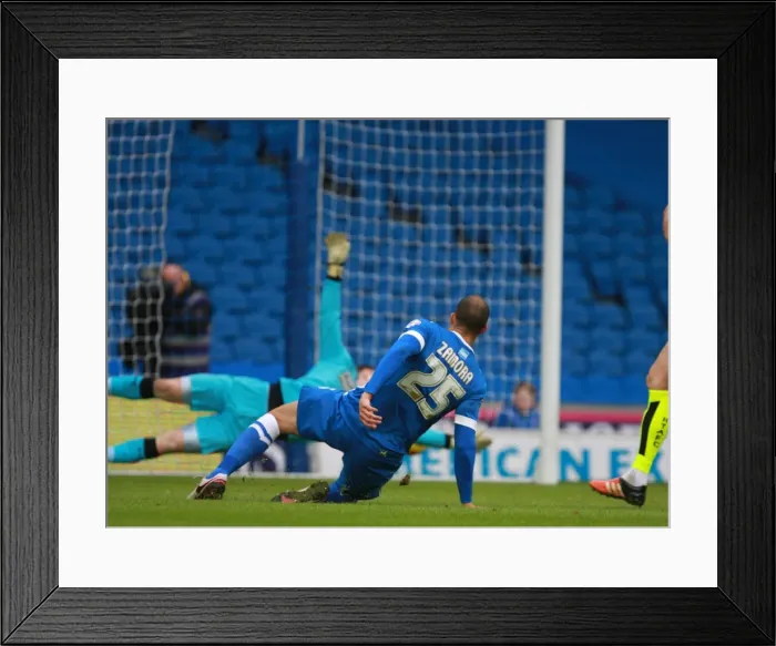 Framed Print : Brighton's Bobby Zamora Scores Against Huddersfield Town in Sky Bet Championship (23 Jan 2016) Framed Print : Brighton's Bobby Zamora Scores Against Huddersfield Town in Sky Bet Championship (23 Jan 2016)