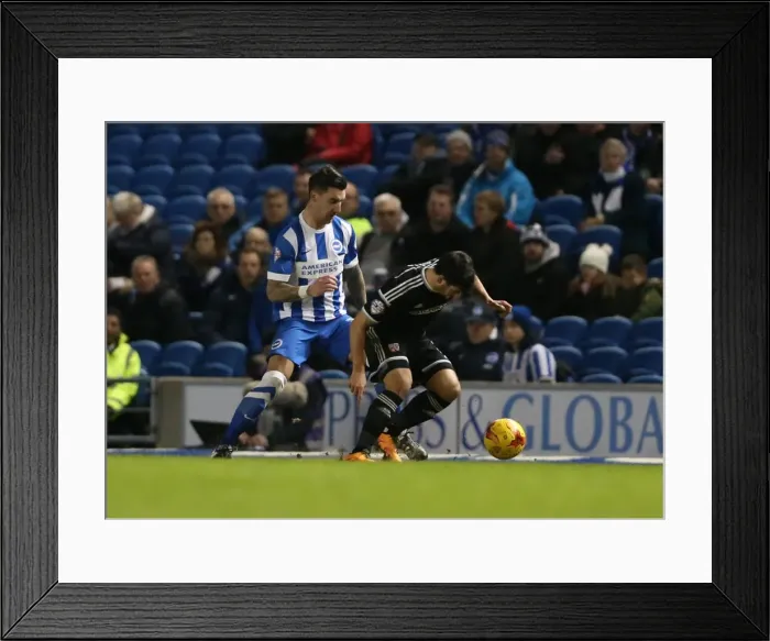Framed Print : Championship Showdown: Brighton and Hove Albion vs. Brentford (05.02.2016) Framed Print : Championship Showdown: Brighton and Hove Albion vs. Brentford (05.02.2016)