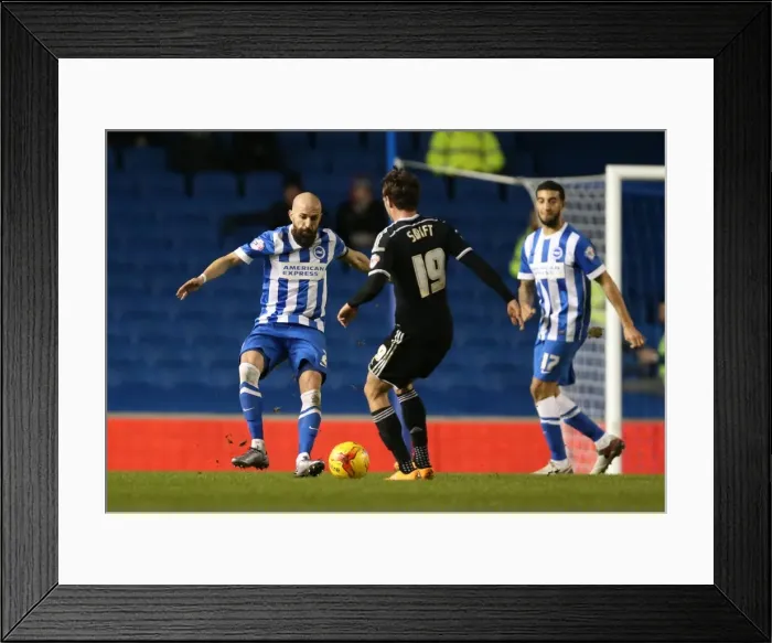 Framed Print : Brighton and Hove Albion vs. Brentford: Sky Bet Championship Showdown at American Express Community Stadium (05 / 02 / 2016) Framed Print : Brighton and Hove Albion vs. Brentford: Sky Bet Championship Showdown at American Express Community Stadium (05 / 02 / 2016)