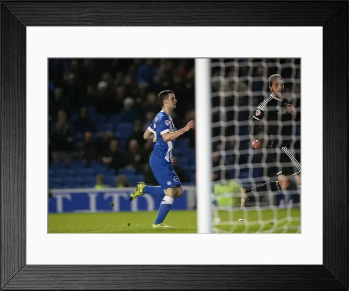Framed Print : Brighton and Hove Albion vs. Brentford: Sky Bet Championship Showdown at American Express Community Stadium (05 / 02 / 2016) Framed Print : Brighton and Hove Albion vs. Brentford: Sky Bet Championship Showdown at American Express Community Stadium (05 / 02 / 2016)