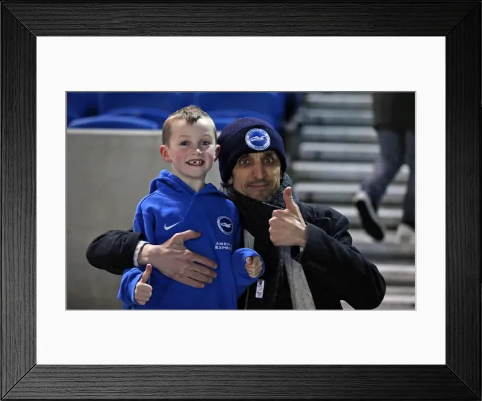 Framed Print : Championship Showdown: Brighton and Hove Albion vs. Brentford (05.02.2016) Framed Print : Championship Showdown: Brighton and Hove Albion vs. Brentford (05.02.2016)