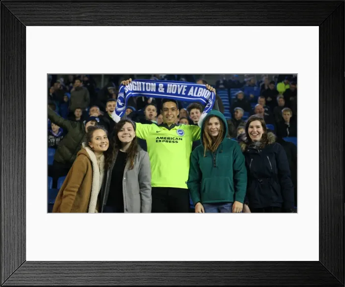 Framed Print : Intense Championship Showdown: Brighton and Hove Albion vs. Brentford (05FEB16) Framed Print : Intense Championship Showdown: Brighton and Hove Albion vs. Brentford (05FEB16)