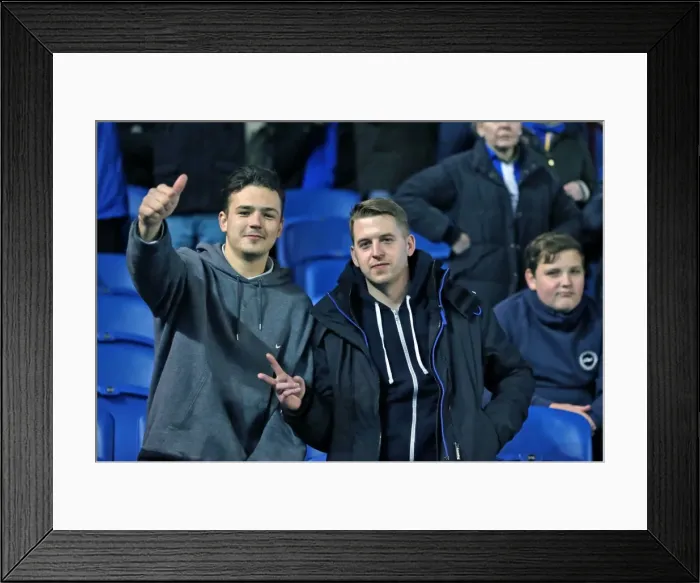 Framed Print : Championship Showdown: Brighton and Hove Albion vs. Brentford (05.02.2016) Framed Print : Championship Showdown: Brighton and Hove Albion vs. Brentford (05.02.2016)