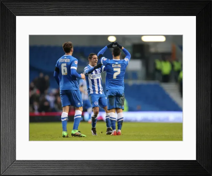 Framed Print : Intense Championship Showdown: Brighton & Hove Albion vs. Bolton Wanderers (13th February 2016) Framed Print : Intense Championship Showdown: Brighton & Hove Albion vs. Bolton Wanderers (13th February 2016)