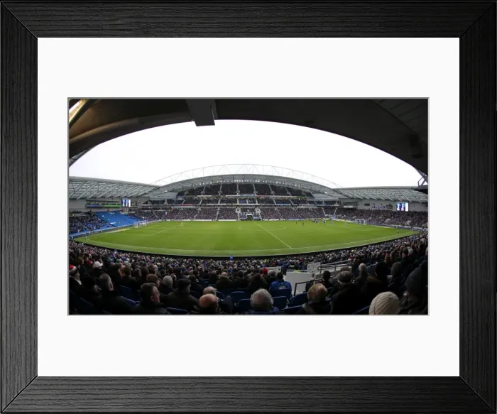 Framed Print : Panoramic View of American Express Community Stadium: Brighton and Hove Albion vs. Bolton Wanderers during Sky Bet Championship Match (February 13, 2016) Framed Print : Panoramic View of American Express Community Stadium: Brighton and Hove Albion vs. Bolton Wanderers during Sky Bet Championship Match (February 13, 2016)