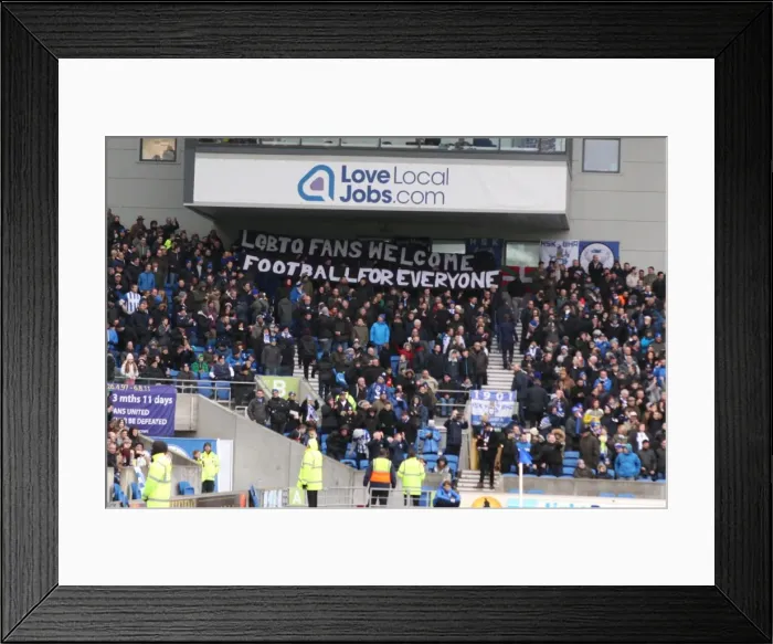 Framed Print : Panoramic View of American Express Community Stadium: Brighton and Hove Albion vs. Bolton Wanderers during Sky Bet Championship Match (February 13, 2016) Framed Print : Panoramic View of American Express Community Stadium: Brighton and Hove Albion vs. Bolton Wanderers during Sky Bet Championship Match (February 13, 2016)
