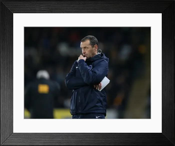 Framed Print : Intense Championship Showdown: Brighton and Hove Albion vs. Hull City (16 February 2016) Framed Print : Intense Championship Showdown: Brighton and Hove Albion vs. Hull City (16 February 2016)