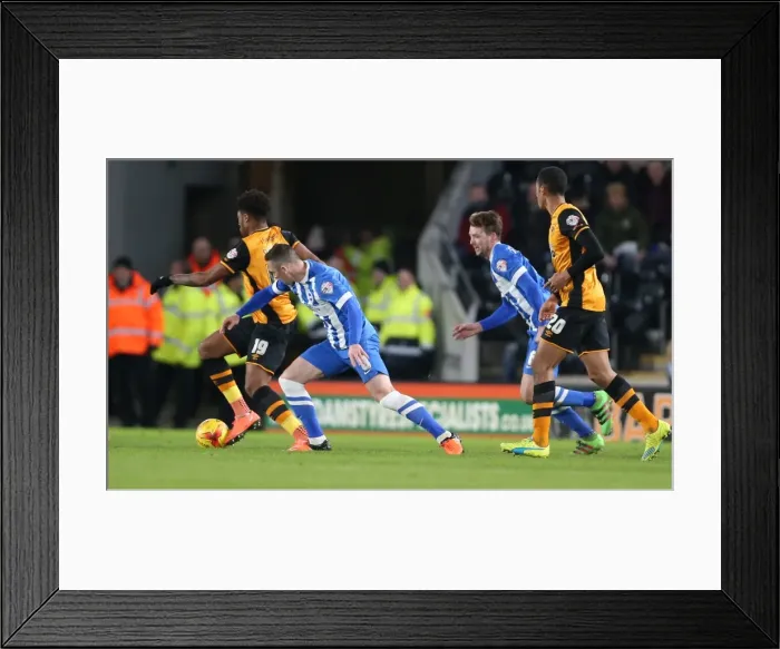Framed Print : Intense Championship Showdown: Brighton and Hove Albion vs. Hull City (16 February 2016) Framed Print : Intense Championship Showdown: Brighton and Hove Albion vs. Hull City (16 February 2016)