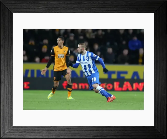 Framed Print : Intense Championship Showdown: Brighton and Hove Albion vs. Hull City (16 February 2016) Framed Print : Intense Championship Showdown: Brighton and Hove Albion vs. Hull City (16 February 2016)