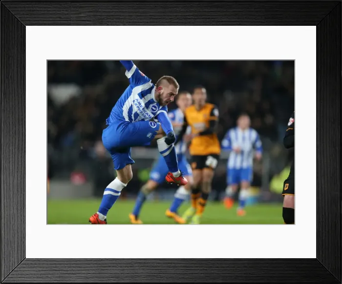 Framed Print : Intense Championship Showdown: Brighton and Hove Albion vs. Hull City (16 February 2016) Framed Print : Intense Championship Showdown: Brighton and Hove Albion vs. Hull City (16 February 2016)