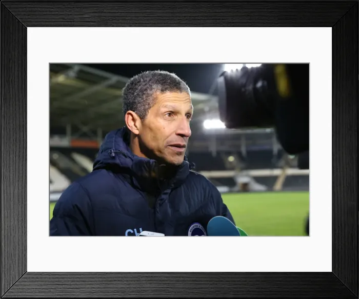 Framed Print : Intense Championship Showdown: Brighton and Hove Albion vs. Hull City (16 February 2016) Framed Print : Intense Championship Showdown: Brighton and Hove Albion vs. Hull City (16 February 2016)