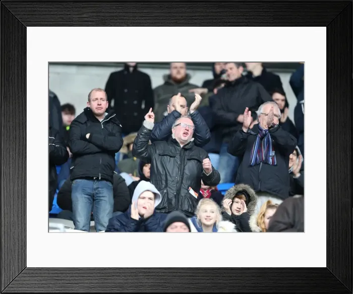 Framed Print : Intense Championship Showdown: Cardiff City vs. Brighton and Hove Albion (20FEB16) Framed Print : Intense Championship Showdown: Cardiff City vs. Brighton and Hove Albion (20FEB16)