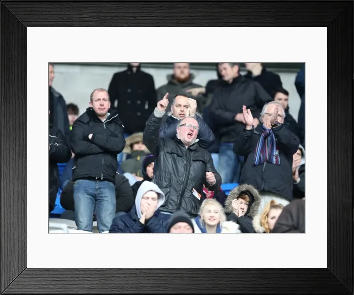 Framed Print : Sky Bet Championship Clash: Cardiff City vs. Brighton and Hove Albion (20FEB16) Framed Print : Sky Bet Championship Clash: Cardiff City vs. Brighton and Hove Albion (20FEB16)