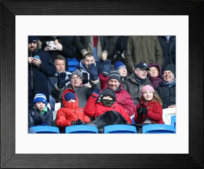 Framed Print : Intense Championship Showdown: Cardiff City vs. Brighton and Hove Albion (20FEB16) Framed Print : Intense Championship Showdown: Cardiff City vs. Brighton and Hove Albion (20FEB16)