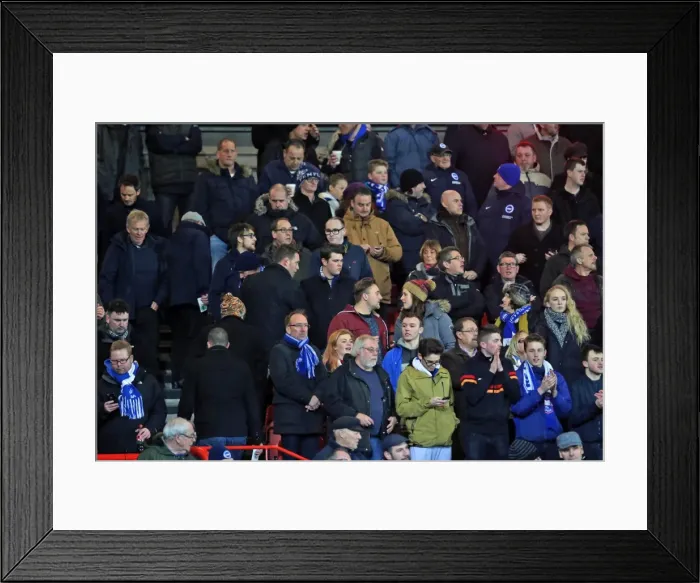 Framed Print : Intense Championship Showdown: Brighton and Hove Albion vs. Bristol City (23FEB16) Framed Print : Intense Championship Showdown: Brighton and Hove Albion vs. Bristol City (23FEB16)