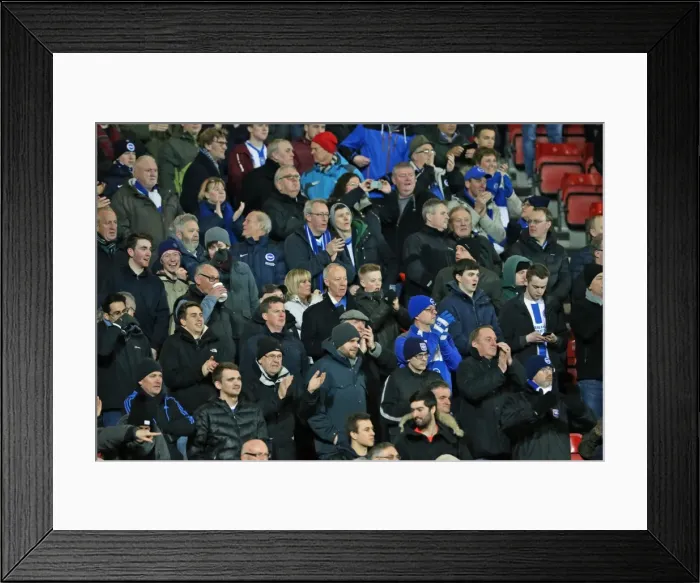 Framed Print : Brighton and Hove Albion Face Off Against Bristol City in Sky Bet Championship Clash, 23 February 2016 Framed Print : Brighton and Hove Albion Face Off Against Bristol City in Sky Bet Championship Clash, 23 February 2016