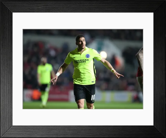 Framed Print : Intense Championship Showdown: Brighton and Hove Albion vs. Bristol City (23FEB16) Framed Print : Intense Championship Showdown: Brighton and Hove Albion vs. Bristol City (23FEB16)