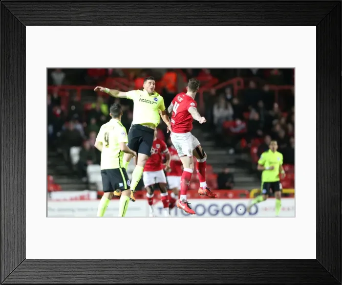 Framed Print : Intense Championship Showdown: Brighton and Hove Albion vs. Bristol City (23FEB16) - Ashton Gate Stadium Framed Print : Intense Championship Showdown: Brighton and Hove Albion vs. Bristol City (23FEB16) - Ashton Gate Stadium