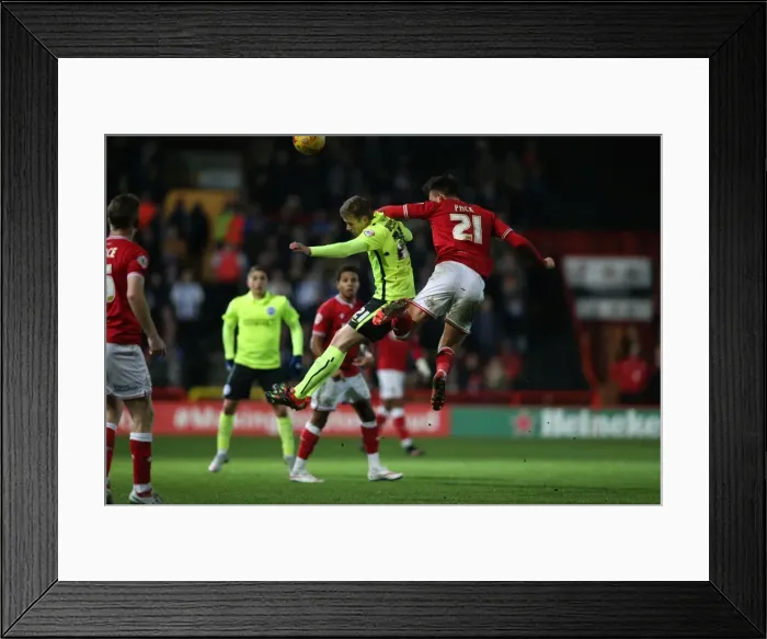 Framed Print : Intense Championship Showdown: Brighton and Hove Albion vs. Bristol City (23FEB16) Framed Print : Intense Championship Showdown: Brighton and Hove Albion vs. Bristol City (23FEB16)
