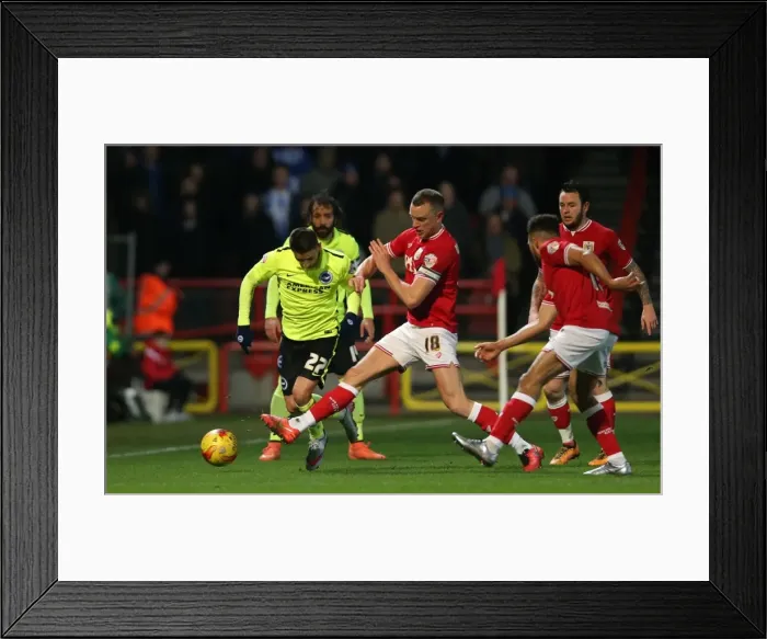 Framed Print : Intense Championship Showdown: Brighton and Hove Albion vs. Bristol City (23FEB16) Framed Print : Intense Championship Showdown: Brighton and Hove Albion vs. Bristol City (23FEB16)
