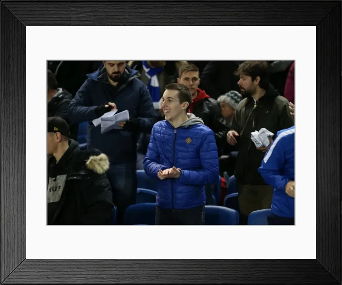 Framed Print : Intense Championship Showdown: Brighton & Hove Albion vs. Leeds United - 29 February 2016 Framed Print : Intense Championship Showdown: Brighton & Hove Albion vs. Leeds United - 29 February 2016