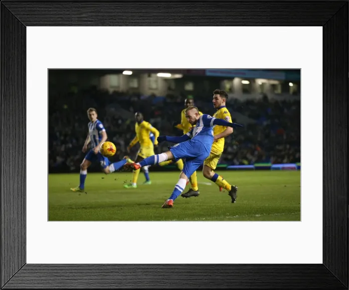 Framed Print : Intense Championship Showdown: Brighton & Hove Albion vs. Leeds United - 29 February 2016 Framed Print : Intense Championship Showdown: Brighton & Hove Albion vs. Leeds United - 29 February 2016