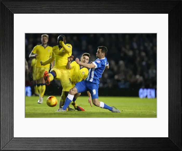 Framed Print : Intense Championship Showdown: Brighton & Hove Albion vs. Leeds United - 29 February 2016 Framed Print : Intense Championship Showdown: Brighton & Hove Albion vs. Leeds United - 29 February 2016