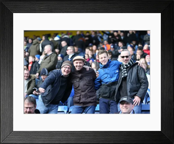 Framed Print : Clash in the Championship: Preston North End vs. Brighton & Hove Albion (05 / 03 / 2016)