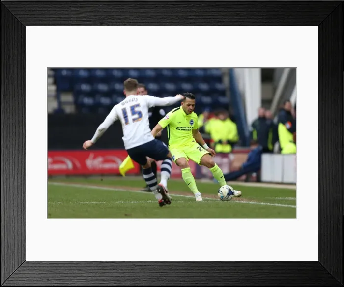 Framed Print : Sky Bet Championship Clash: Preston North End vs. Brighton and Hove Albion, 5 March 2016 Framed Print : Sky Bet Championship Clash: Preston North End vs. Brighton and Hove Albion, 5 March 2016
